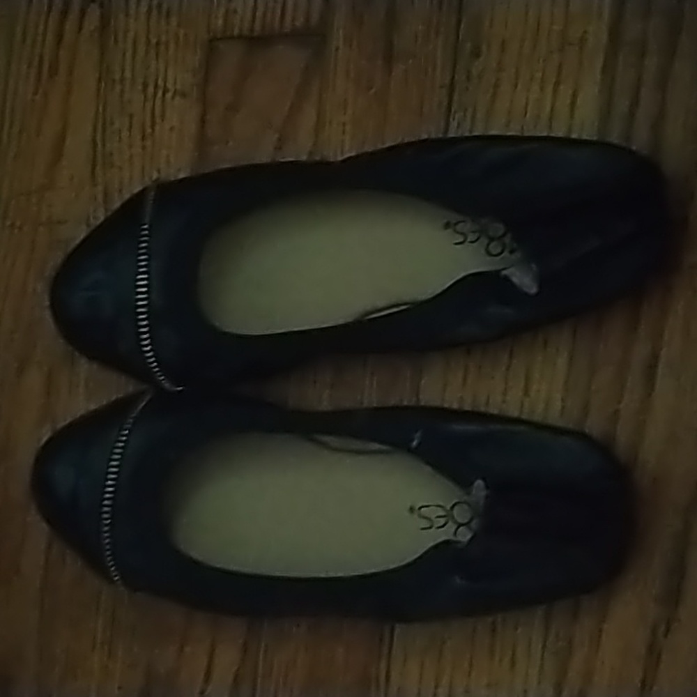 Brand New gold zipper ballet shoes